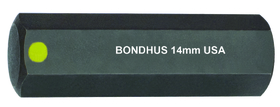 Bondhus 33284 14mm ProHold Hex Bit 2"