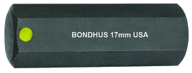 Bondhus 33286 17mm ProHold Hex Bit 2"