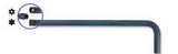 Bondhus 33407 TR7 Tamper Resistant Star L-wrench - Long Arm - Bulk