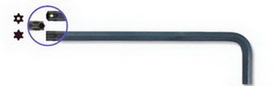 Bondhus 33415 TR15 Tamper Resistant Star L-wrench - Long Arm - Bulk