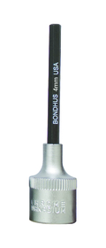 Bondhus 43256 3.0mm ProHold Hex Bit 2" w/ 3/8" Dr Socket