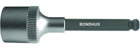 Bondhus 43719 3/4"ProHold Ball Bit 6"w/ 1/2" Dr Socket