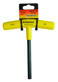 Bondhus 45216 1/2" Hex T-Handle 6" Length Tagged & Barcoded