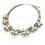 Aspire Women's Bridal Wedding Jewelry Crystal Pearl Bib Collar Choker Necklace