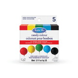 Satin Ice FCK3576 Candy Food Color Gel, 5 Count Kit