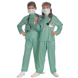 Ruby Slipper Sales 881061L Kid's Emergency Room Doctor Costume - L