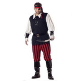 California Costumes 01611PLUS Plus Size Adult Male Cutthroat Pirate Costume - PLUS