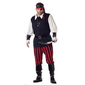California Costumes 125523 Cutthroat Pirate Adult Plus