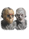 Ruby Slipper Sales R4169 Deluxe Latex Jason Mask with Removable Face Mask - Friday the 13th - NS
