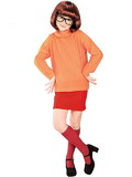 Ruby Slipper Sales R38963 Girl's Velma Scooby Doo Costume - S