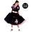 Cruisin' USA 810374XXL Cruisin USA Poodle Complete Outfit - Black/Pink