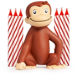 UNIQUE INDUSTRIES 137884 Curious George Cake Decoration with 6 Candles