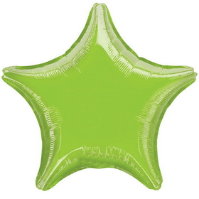 Party Destination 138544 Lime Green Star 19" Foil Balloon