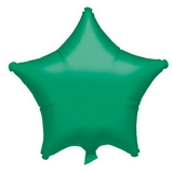 CTI 813002V Green Star Mylar Balloon (each) - NS