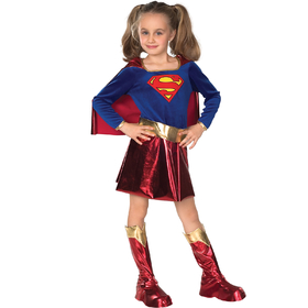 Ruby Slipper Sales 882314-000-M Girl's Deluxe Supergirl Costume - M
