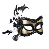 Forum Novelties 140507 Carnival Mask Black/Gold