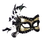 Ruby Slipper Sales 59520 Mardi Gras Black and Gold Eye Mask - NS