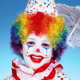Ruby Slipper Sales 66463 Kid's Multicolored Clown Wig - NS