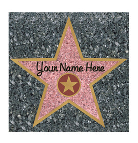 Beistle BB55328 Hollywood Movie Star Peel N' Place Decal (Each) - NS