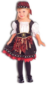 Ruby Slipper Sales 60580 Lil' Pirate Cutie Toddler / Child Costume - S