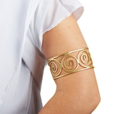 Ruby Slipper Sales 6950 Gold Grecian Swirl Bracelet - NS