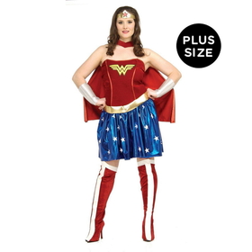 Ruby Slipper Sales 17440 Wonder Woman Plus Size Costume For Women - NS