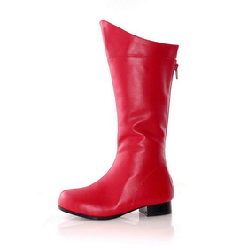 Ellie Shoes S101-ShazamRed S Children's Red Super Hero Boots - S