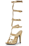 Ellie Shoes S510-SexyGLD7 Women's Gold Sandals - F7