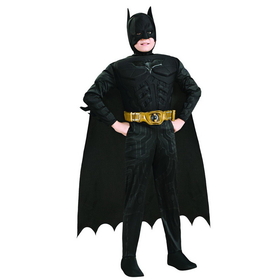 Ruby Slipper Sales 881290S Boy's Deluxe The Dark Knight Batman Muscle Chest Costume - S
