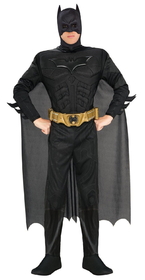 Ruby Slipper Sales 880671L Men's The Dark Knight Deluxe Muscle Chest Batman Costume - L