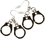 Rubie's 7846 Rubies Handcuff Earrings