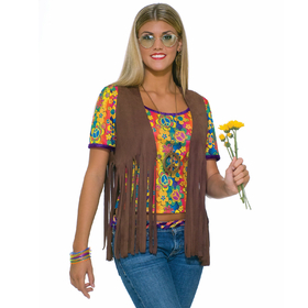 Ruby Slipper Sales 61662-000-NS Women's Sexy Hippie Vest Costume - NS