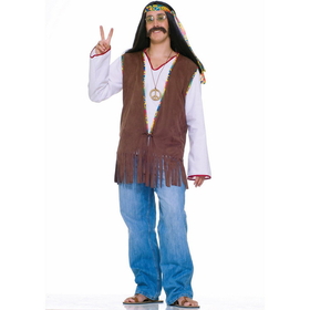 Ruby Slipper Sales 61664 Men's Sexy Hippie Vest Costume - NS