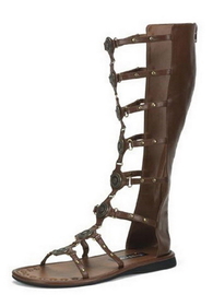 Ellie Shoes 031-WarriorBRN8/9 Roman Warrior Adult Sandal - S
