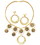 Ruby Slipper Sales 34678 Goldstone Earrings and Necklace Set - NS