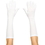 Ruby Slipper Sales 65503 White Satin Long Girl's Gloves - NS