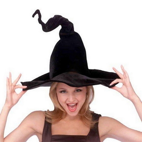 Ruby Slipper Sales 154987 Wired Witch Hat Adult - NS