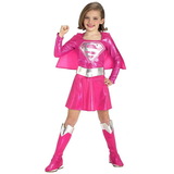 Rubies 155988 Pink Super Girl Size 2-4