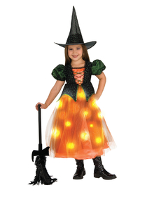 Ruby Slipper Sales 883153-000-S Light Up Twinkle Witch Girls Costume - S
