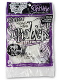 Ruby Slipper Sales 2326R White Spider Webbing with Spiders 69 Gram Package - NS