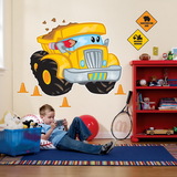 BIRTH3000 158988 Construction Pals Giant Wall Decals - NS