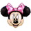 Party Destination 1089 Disney Minnie Mouse Head Jumbo 28" Foil Balloon