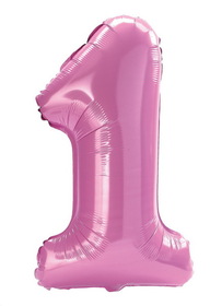 CTI Pink 1 Jumbo Foil Balloon - NS