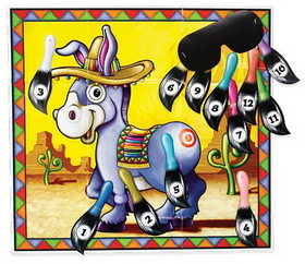 Beistle 60212 Pin the Tail on the Donkey Game - NS