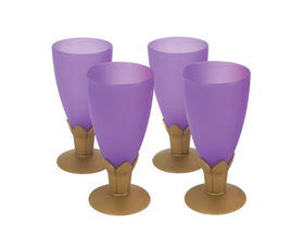 Ruby Slipper Sales 172176 Purple Royal Molded Cup Goblet. Choose from 1 or 16 piece packs. - NS