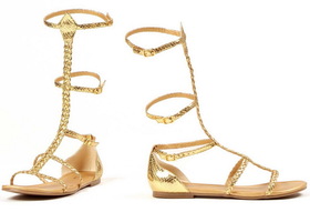 Ellie Shoes 015-Cairo8 Egyptian and Greek Gold Sandals - F8