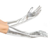 Ruby Slipper Sales 53434 Silver Lameacute Adult Gloves - NS