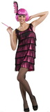 Ruby Slipper Sales 63046 Hot Pink Jazzy Flapper Adult Costume - XL