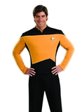 Ruby Slipper Sales 888980-000-L Men's Deluxe Star Trek TNG Gold Shirt - L