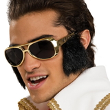 Ruby Slipper Sales 9139 Elvis Glasses with Sideburns - NS